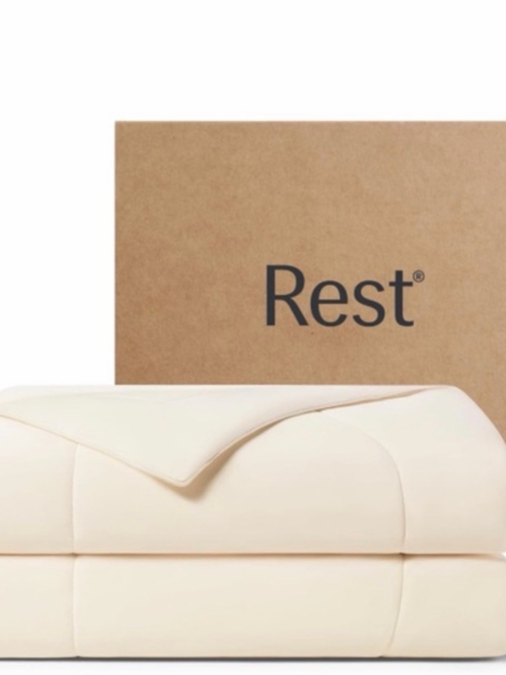 REST Evercool Cooling Comforter, King/Cali King,  Hot Sleepers Blanket IVORY